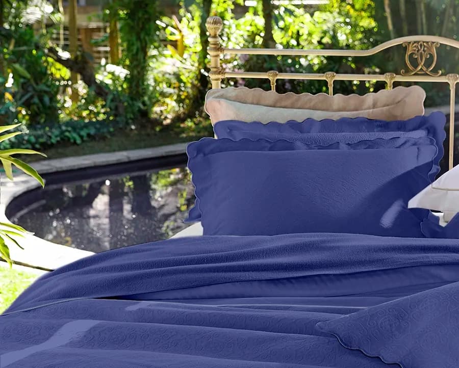 Colcha Tognato Piquet Jacquard Capela Queen