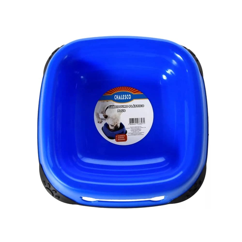 Comedouro Plast Plus para Pet 720mL Azul - Chalesco