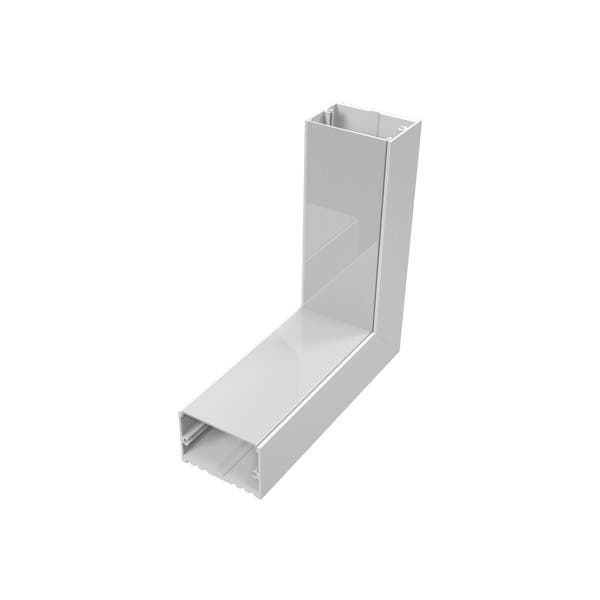 Conector para Perfil Largo Branca Sobrepor Luminatti