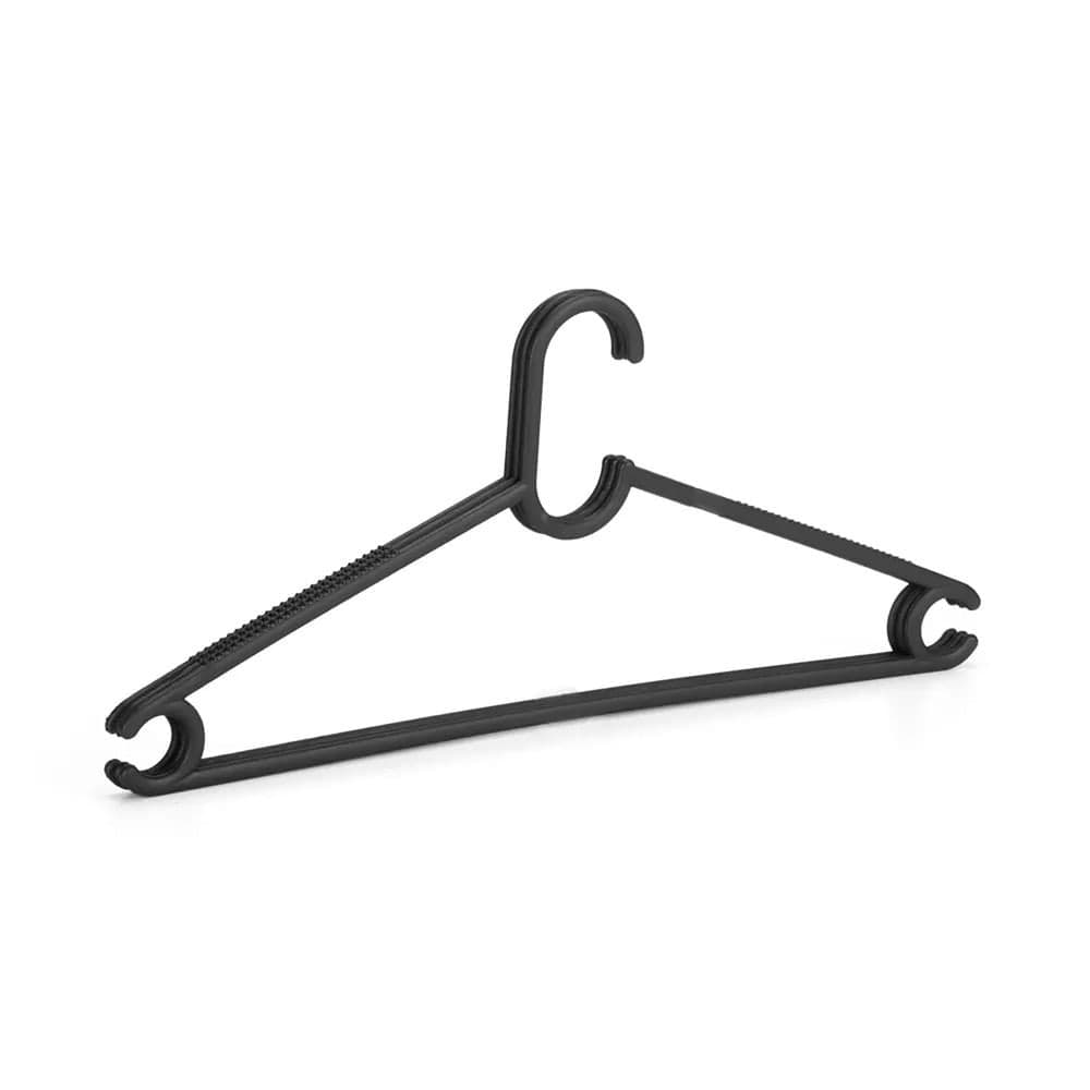 Conjunto 3 Cabides Preto - Dasplast