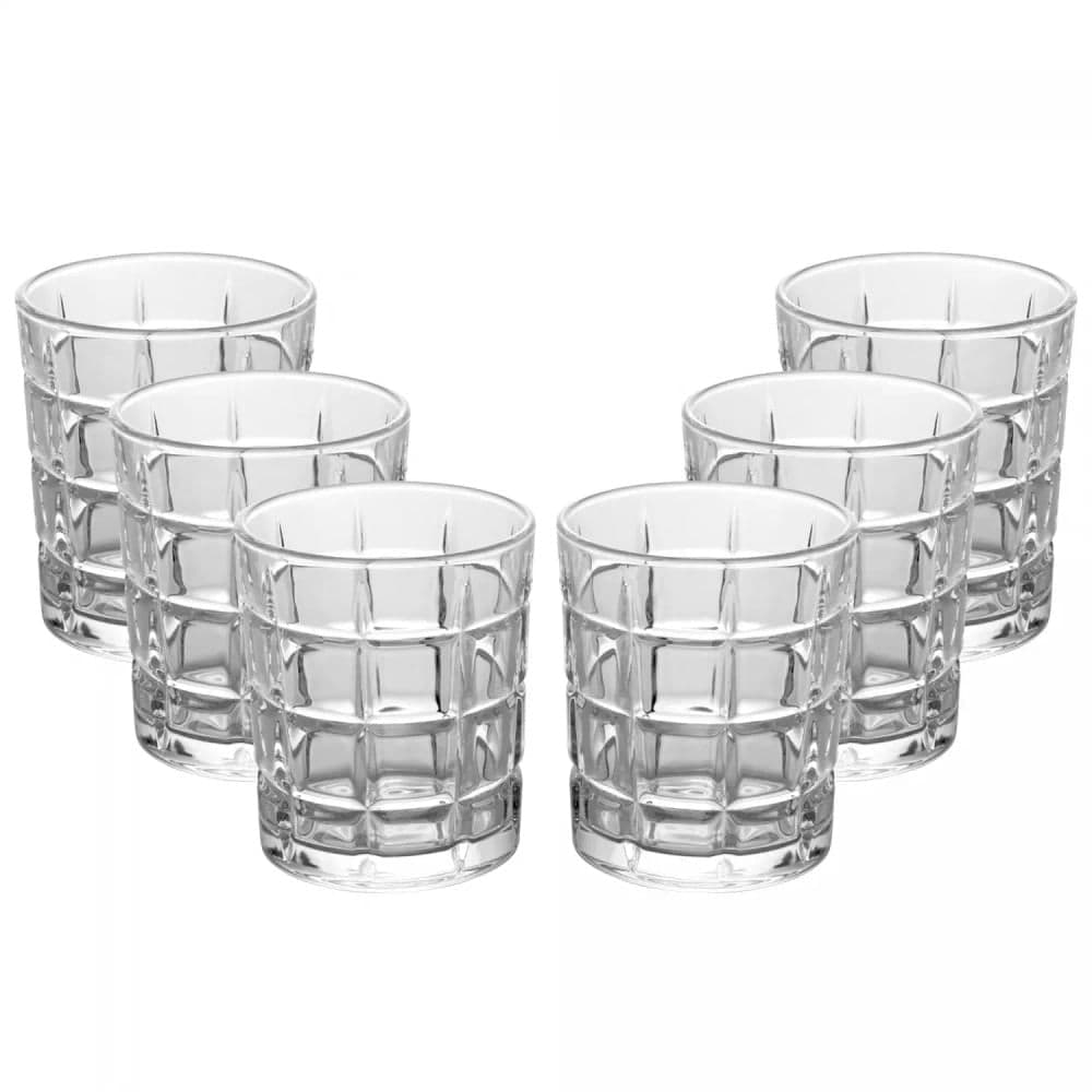 Conjunto de Copos De Whisky 6 Peças Brooklyn 320mL - Wolff