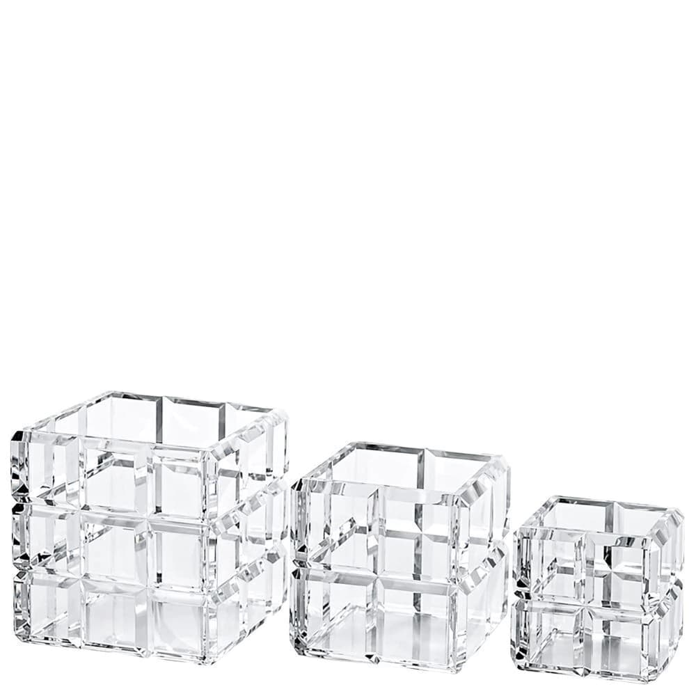 Conjunto de Organizador de Acrílico Cubo Bisotê Onom 3pçs