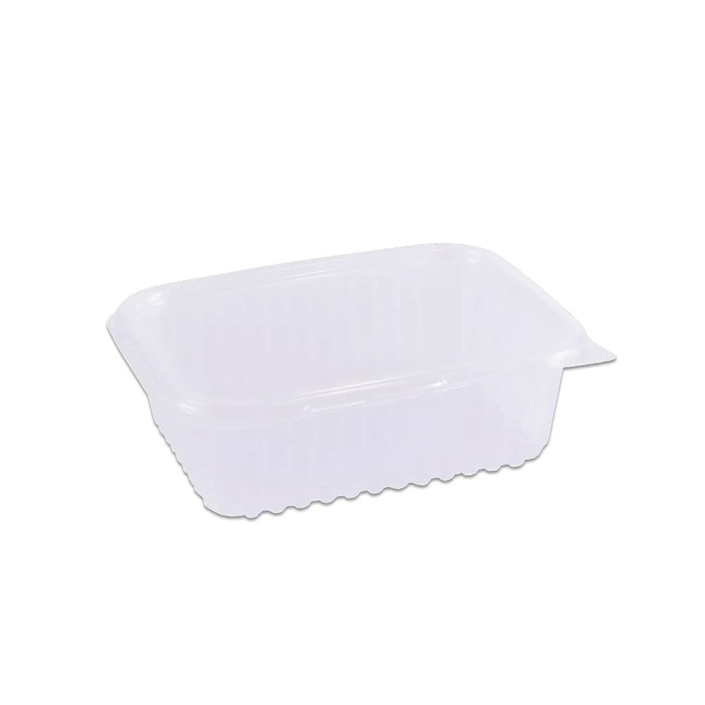 Conjunto de Pote Descartável Retangular com Tampa 500mL - Prafesta