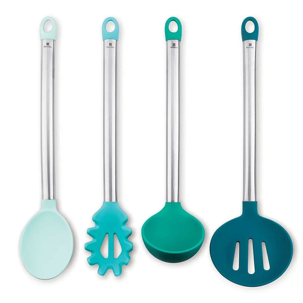 Conjunto de Utensílios 4 Peças Verde - Hércules
