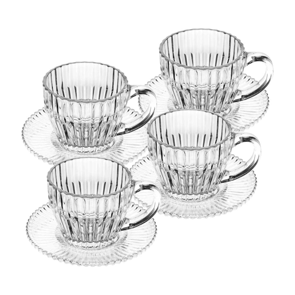Conjunto de Xícaras Cristal 4 Peças Imperatriz 110mL - Wolff