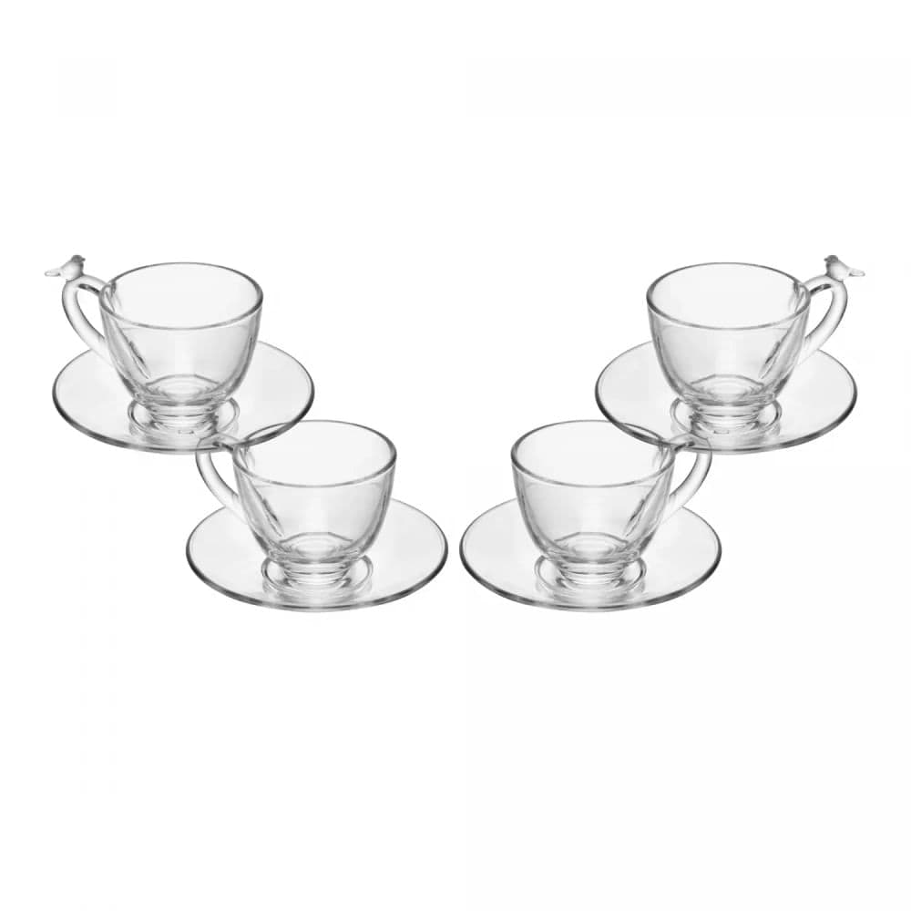 Conjunto de Xícaras De Café 8 Peças Bird 80mL - Wolff