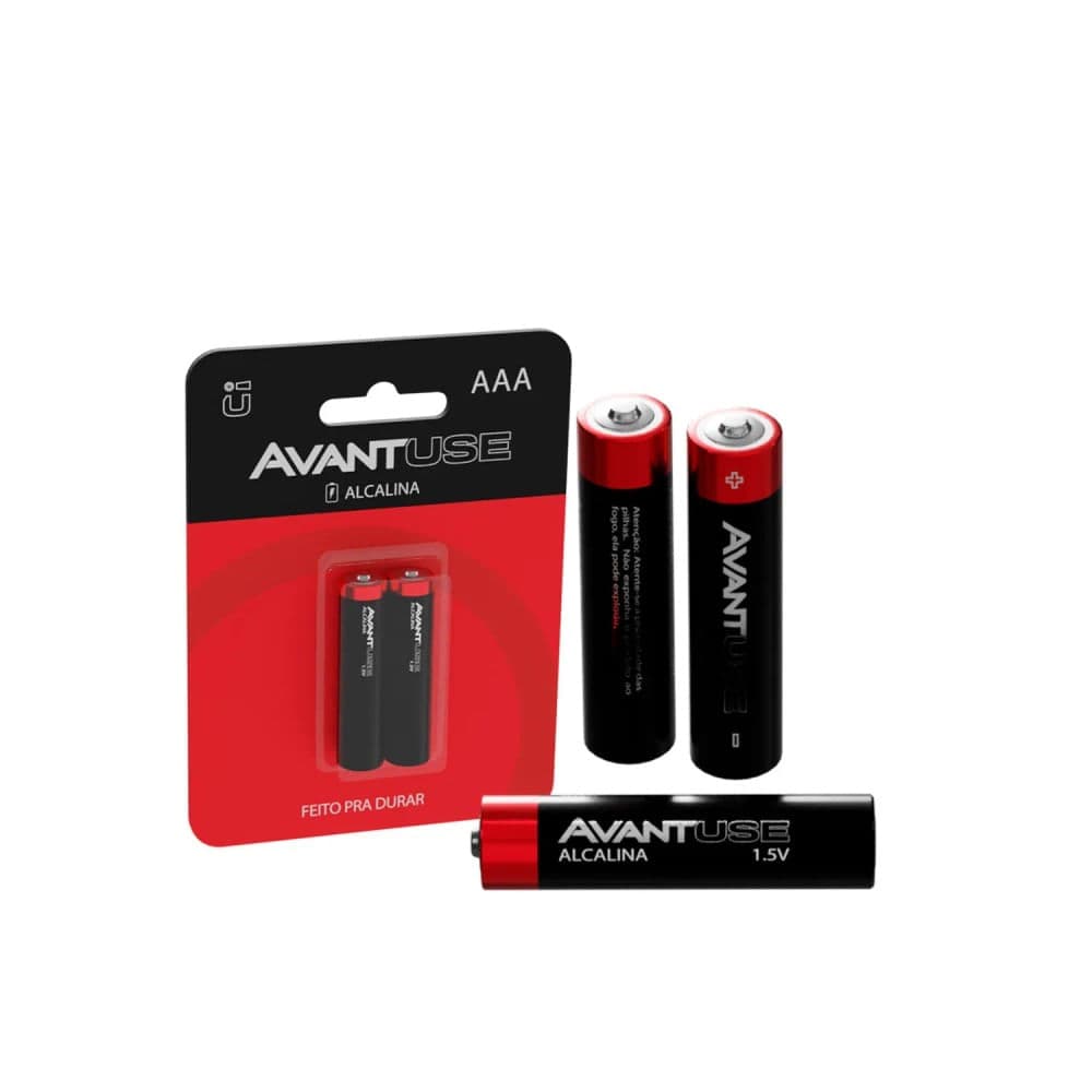 Conjunto Pilhas Palito Aaa 2 Unidades - Avant