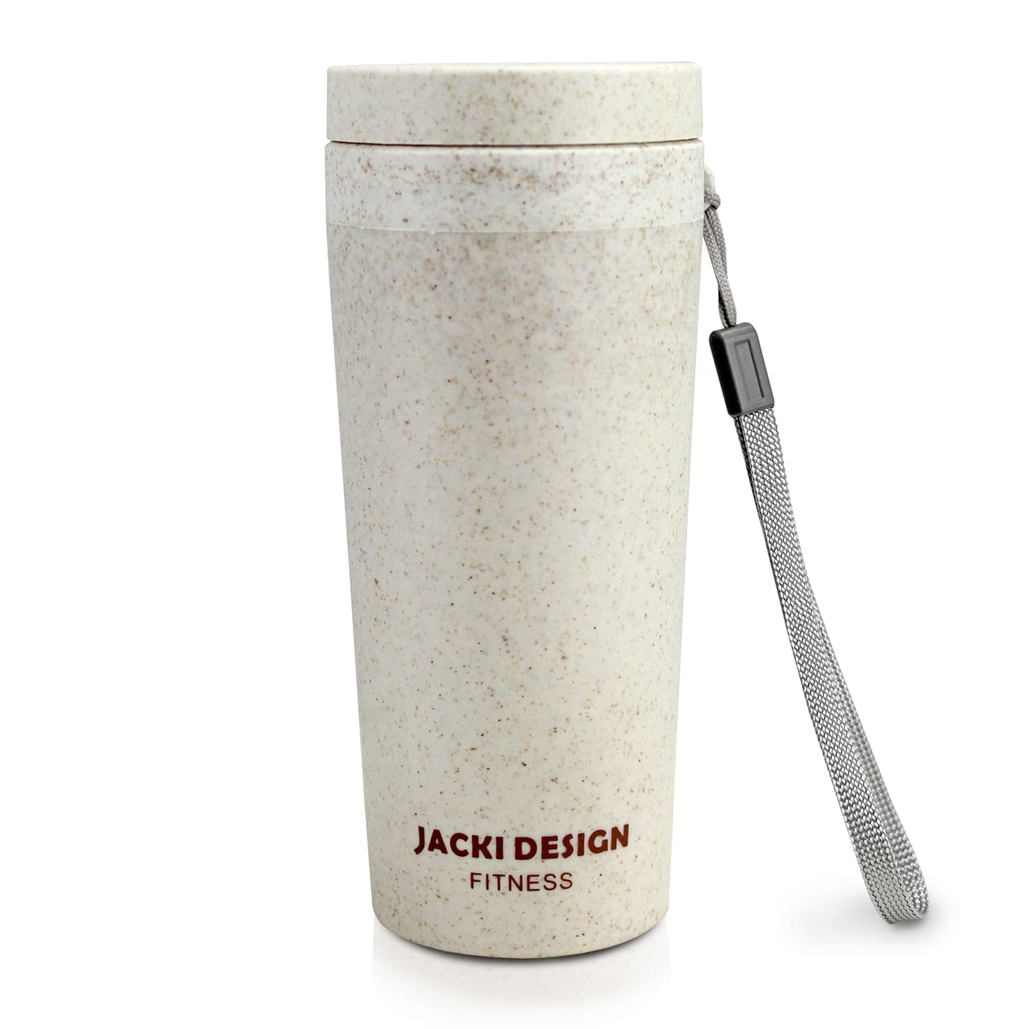 Copo com Tampa Lifestyle 300mL Bege - Jacki Design