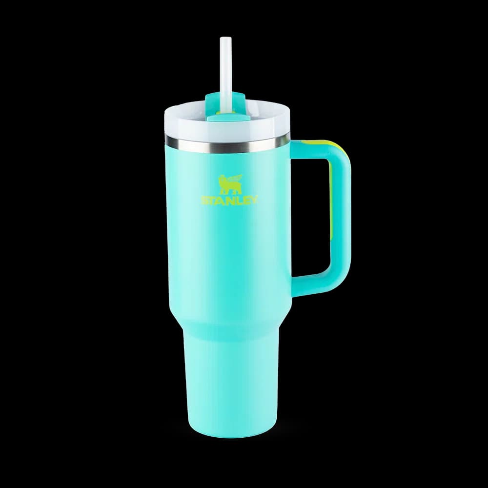 Copo Quencher Térmico com Canudo Stanley Tropical Teal 1,18 litros