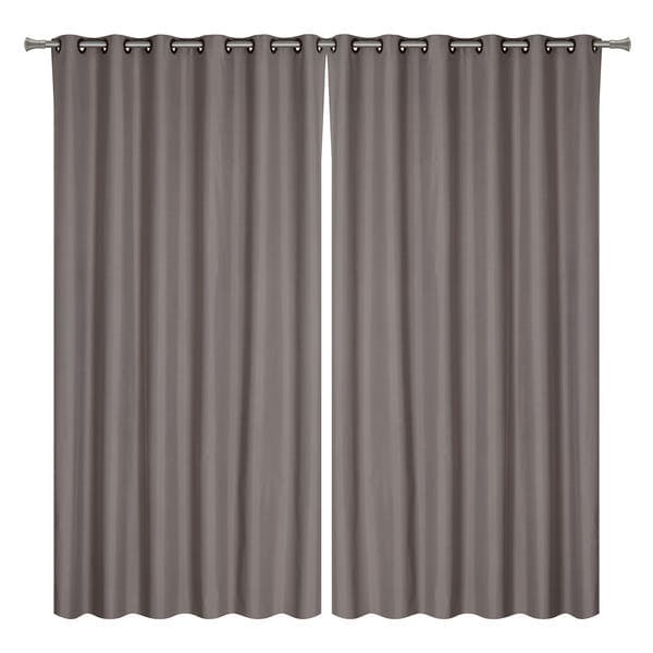 Cortina Blackout Uni Rubi Marrom 3,60x2,50m 2 Folhas Inspire