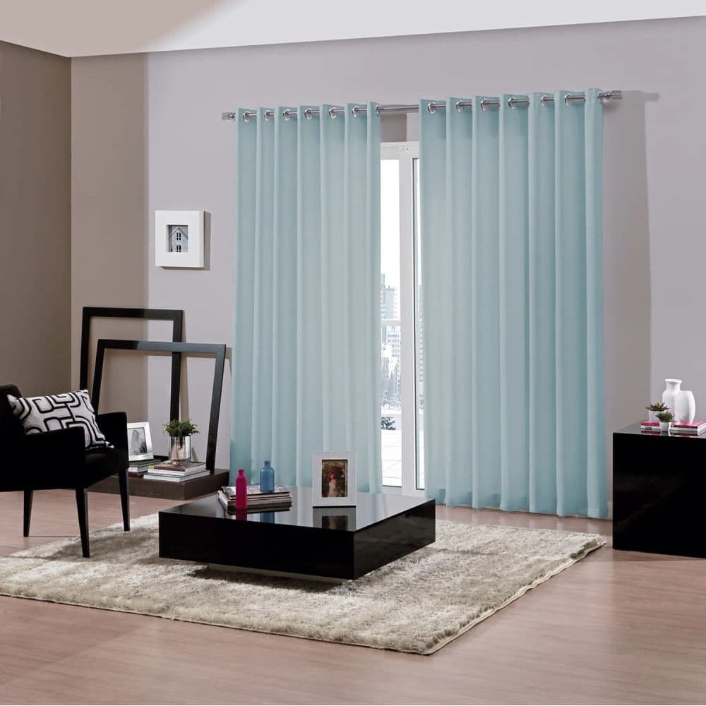 Cortina Duplex Bellini 3,0x1,7m Bruma - Bella Janela