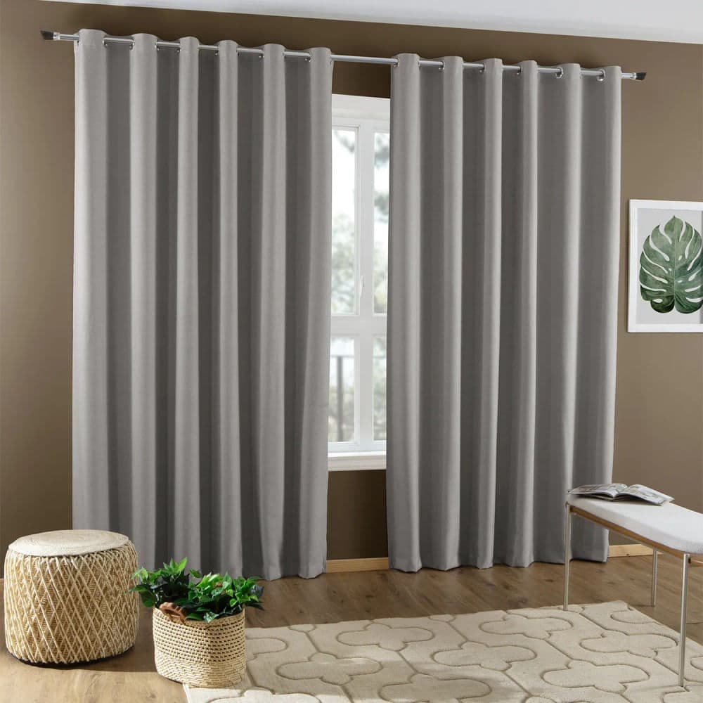 Cortina Oslo 1,80x2,60m Cinza - Branyl