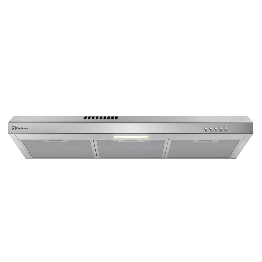 Depurador de Ar Electrolux 80cm Inox Alto Poder de Sucção, Luz LED e Filtragem Dupla (DE8SS)