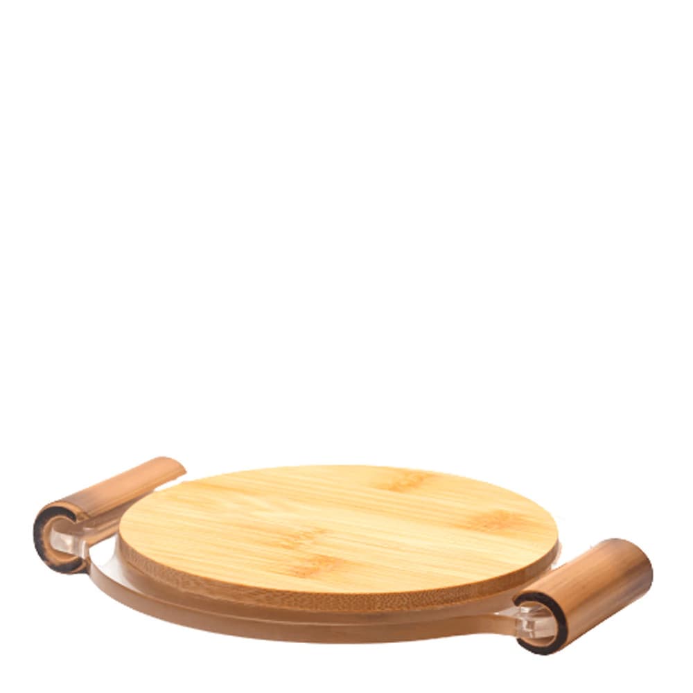 Descanso para Jarra de Acrílico e Bambu Onom 15cm
