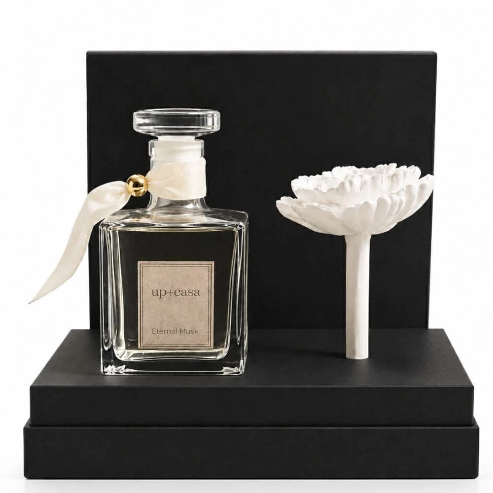 Difusor com Escultura de Flor Eternal Musk com Giftbox 500ml
