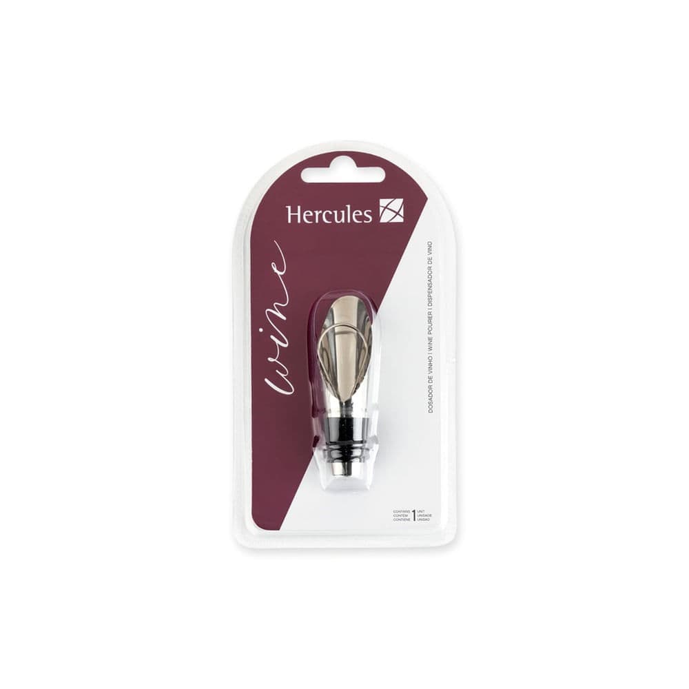 Dosador de Vinho 7,6x2,0cm Preto - Hercules