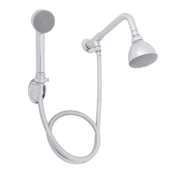 Ducha com Chuveirinho Redonda Parede Cromada Splash Sensea