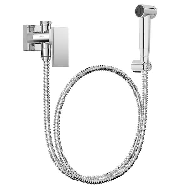 Ducha Higiênica com Derivação 1,2m Cromada New Edge Docol