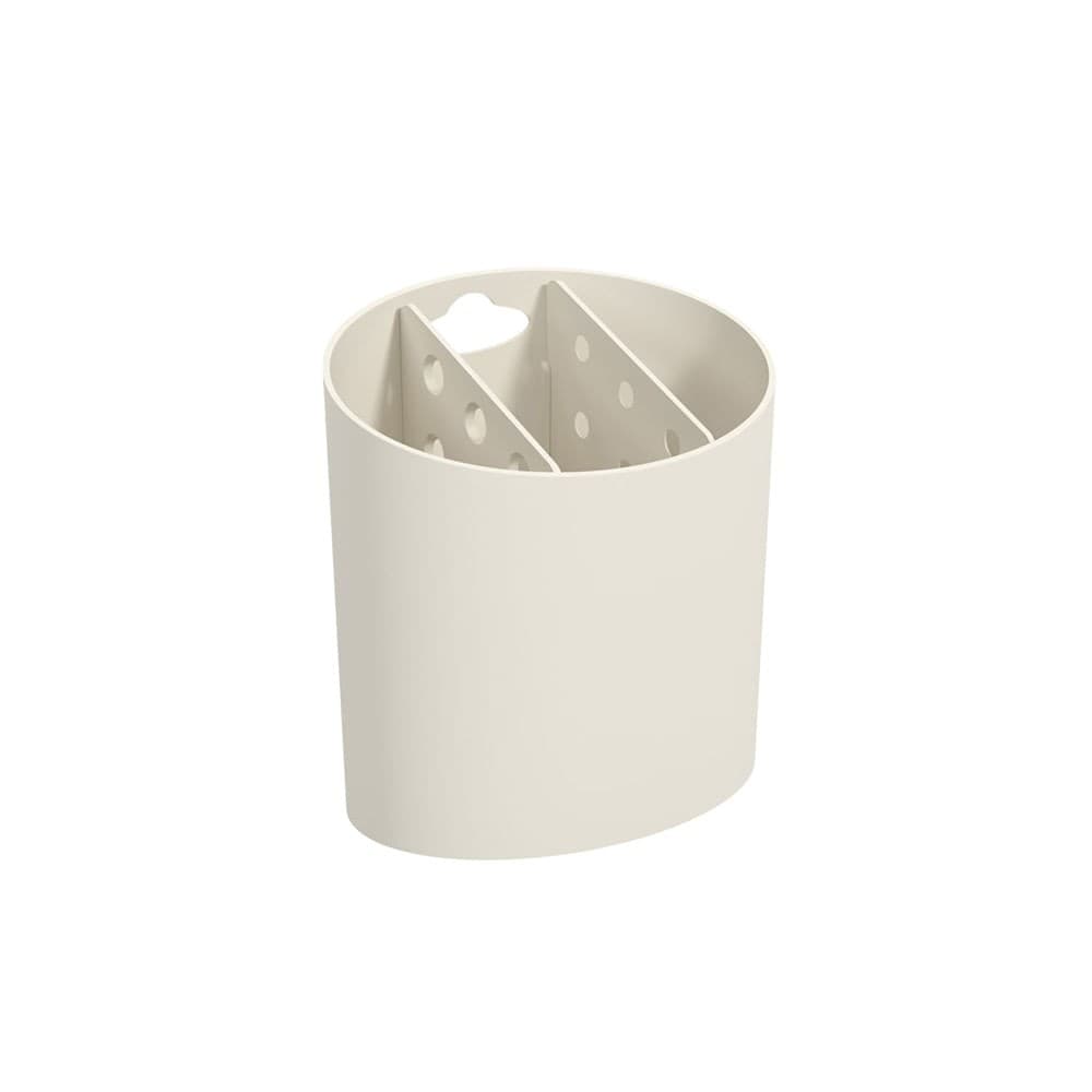 Escorredor de Talheres Oval Basic Light Gray - Coza