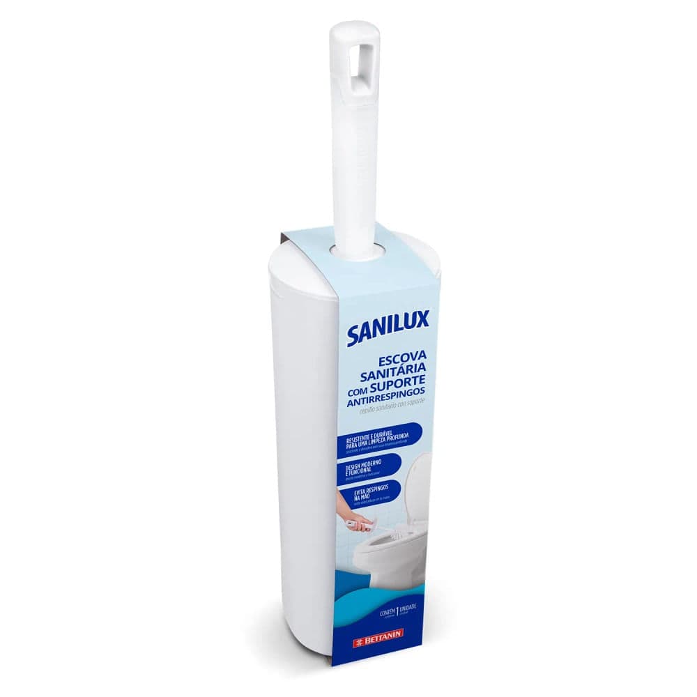 Escova Antirespingo Branca - Sanilux