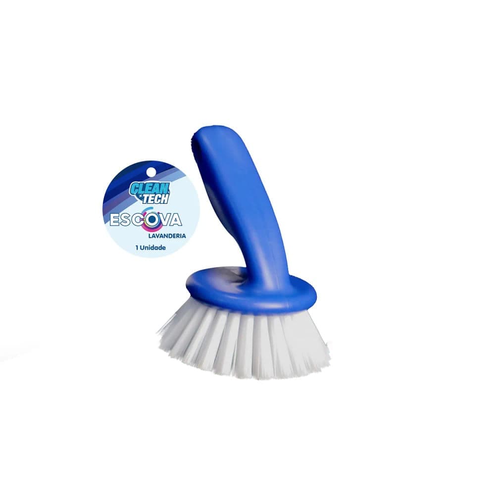 Escova de Limpeza com Cabo Vertical - Clean Tech