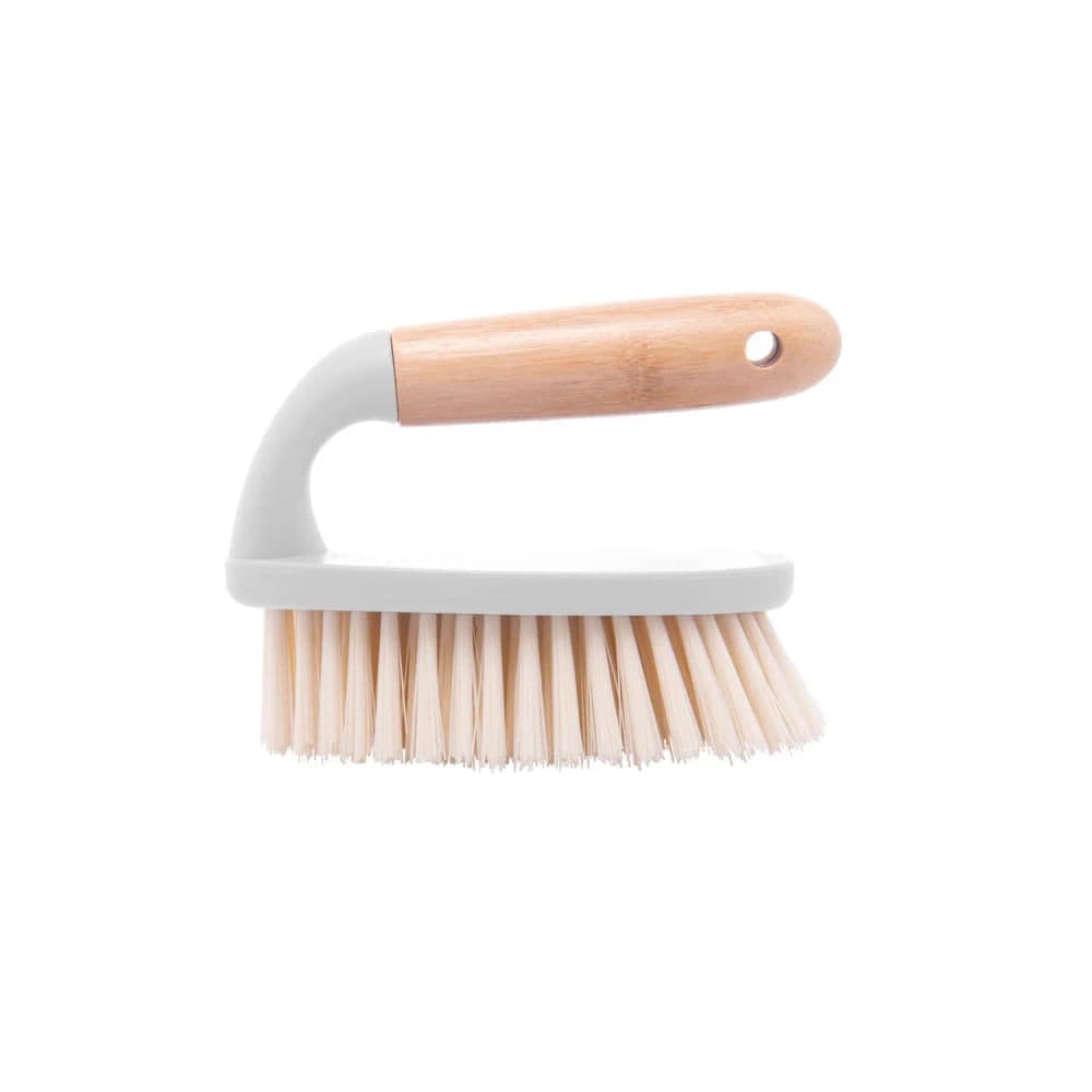Escova para Limpeza com Cabo de Bambu 13cm - Lyor