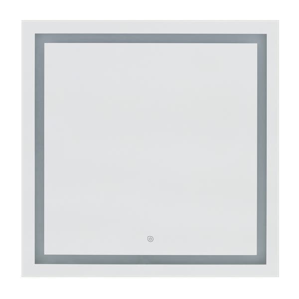 Espelho para Banheiro Quadrado com LED Bivolt 60x60cm Narcissus Dna Lustres
