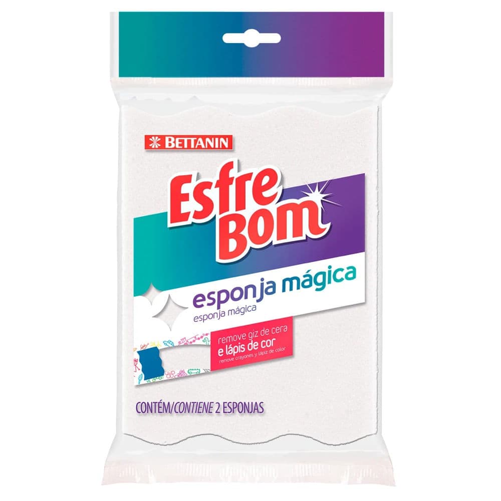 Esponja Mágica 2 Peças - Esfrebom