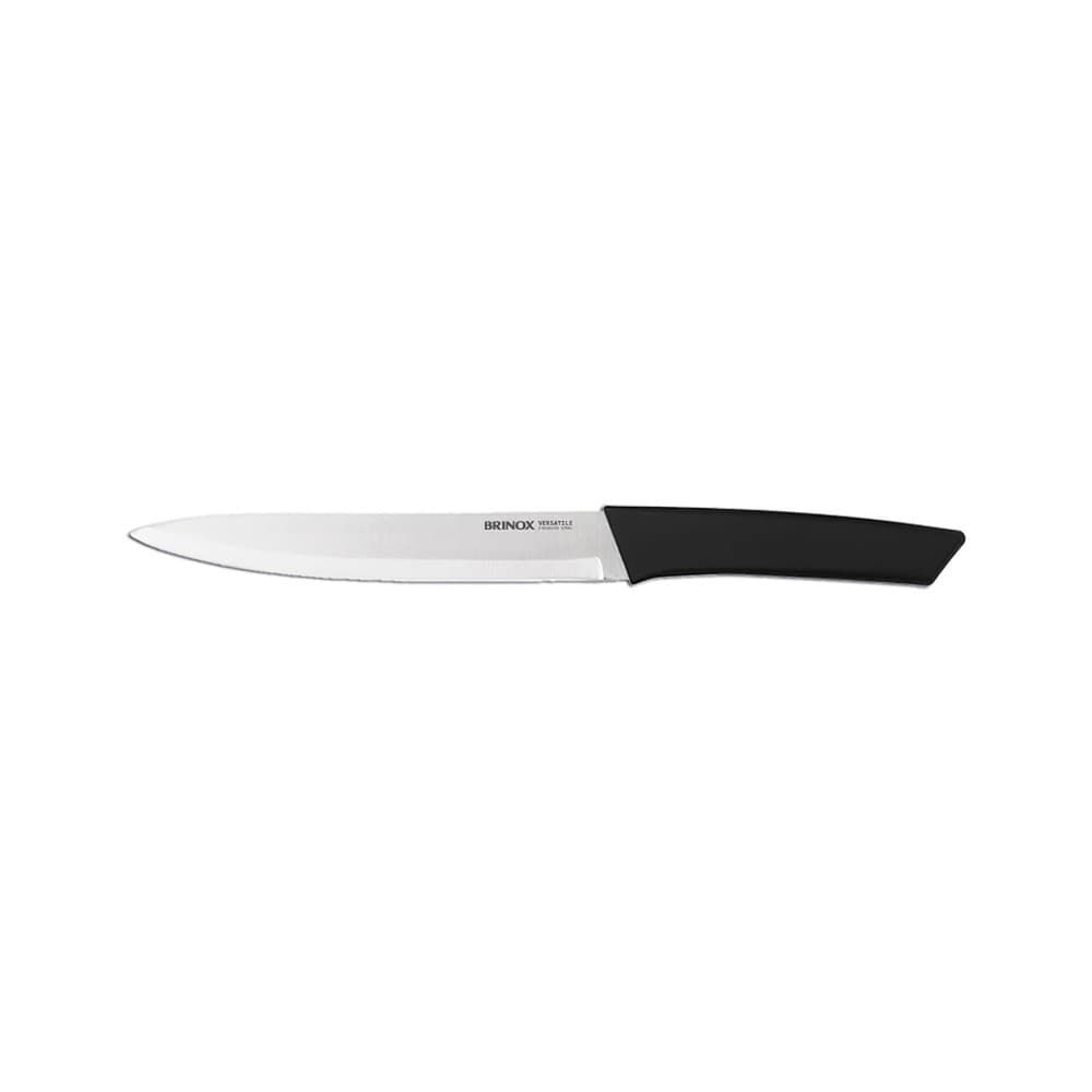 Faca Cozinha 33,6cm Versatile Preta - Brinox