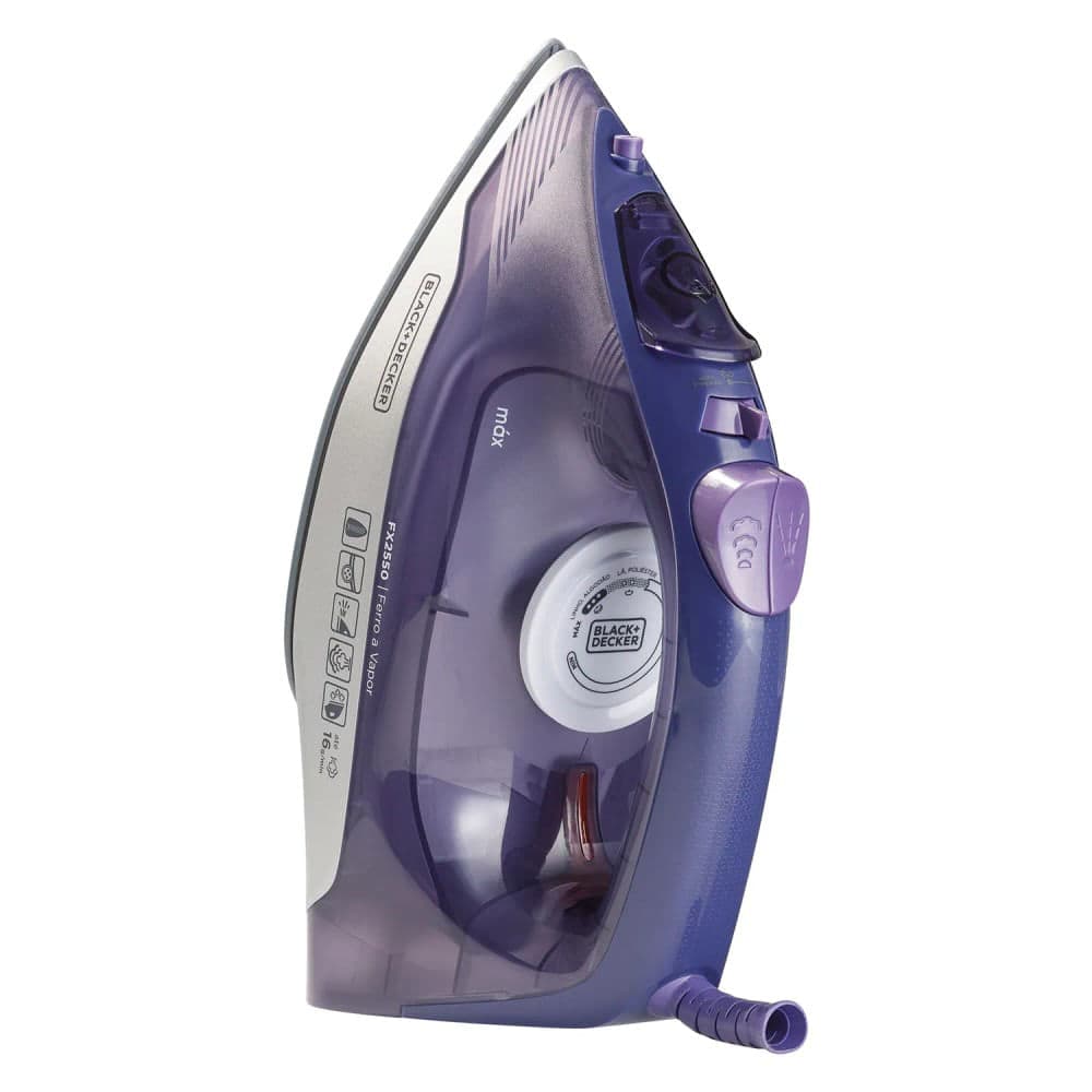Ferro a Vapor Ceramic Gliss Lilás - Black&decker