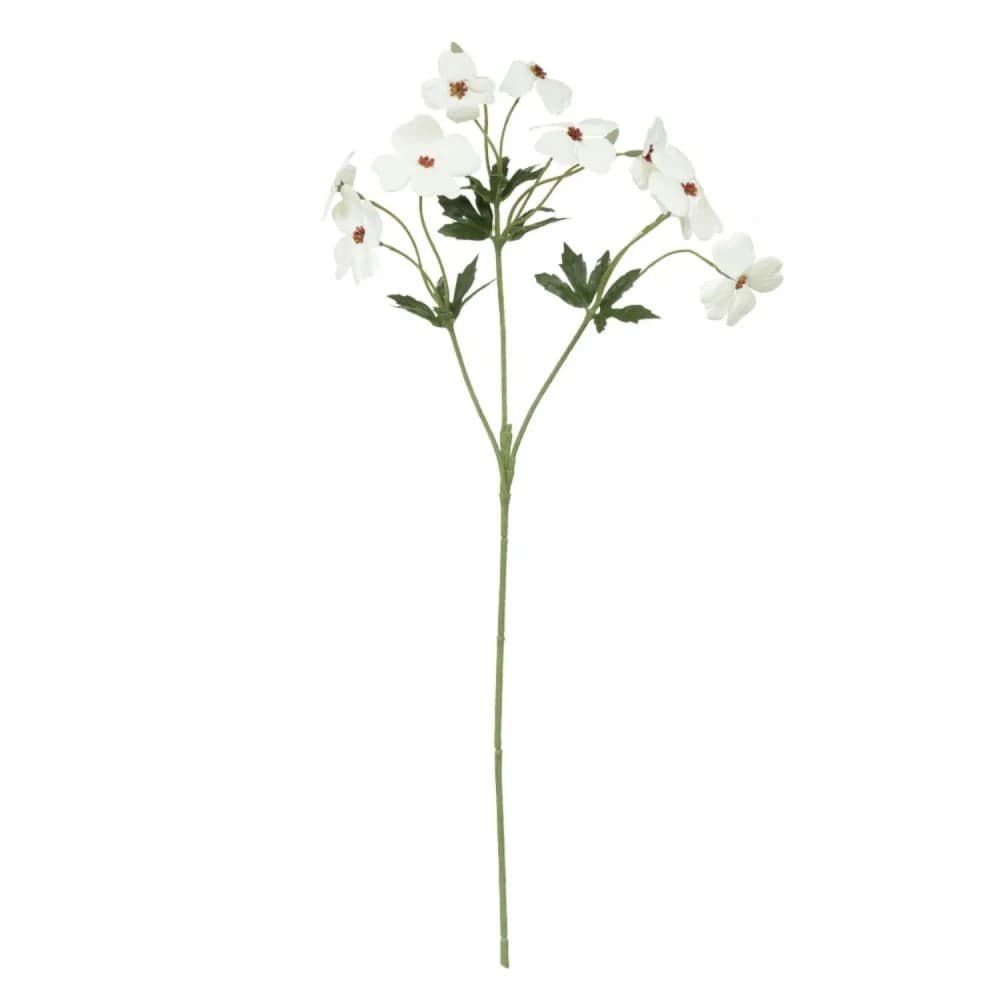 Flor Cosmos Artificial Haste 65cm Creme - Florarte
