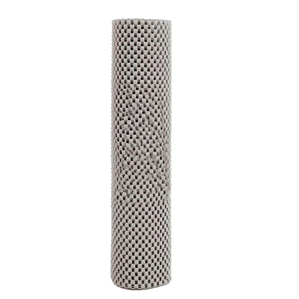 Forro Antiderrapante para Gaveta Quadradinho Cinza 30x150cm