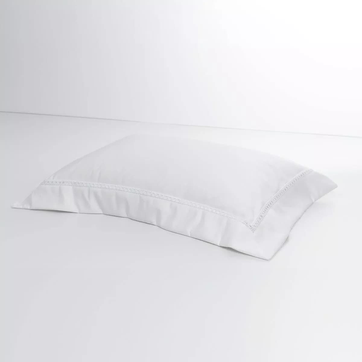Fronha 50x70CM Trellis 1000 Fios Artelassê Branco