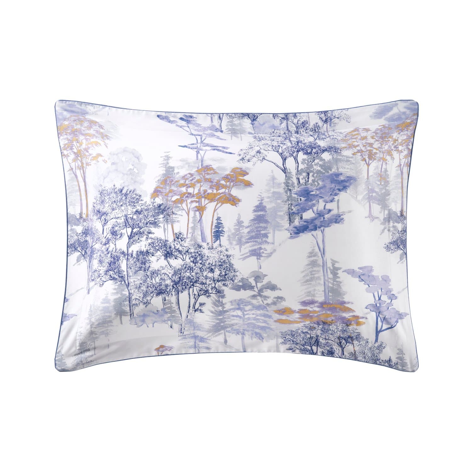 Fronha Boreale 300 Fios Algodão Orgânico Yves Delorme Estampado 50 x 75cm