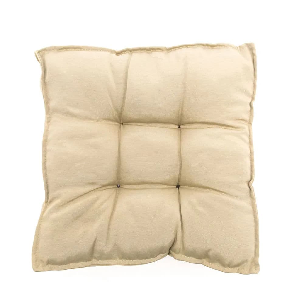 Futon Gorgurão Cáqui 45x45cm - Shelter