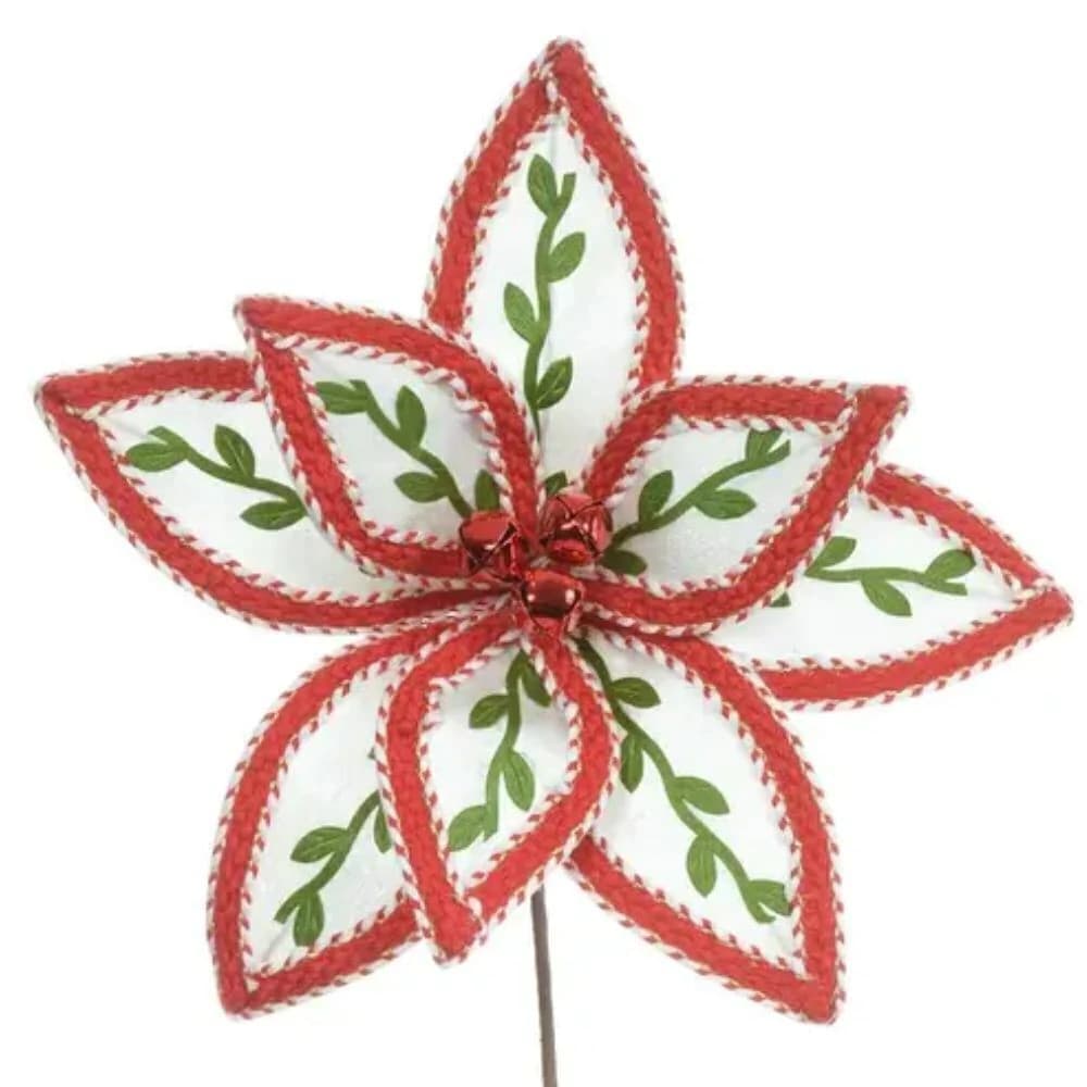 Galho Decorativo Flor Bico de Papagaio 28cm