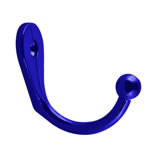 Gancho Zamac 4,5x2x4,5cm Azul Aliança