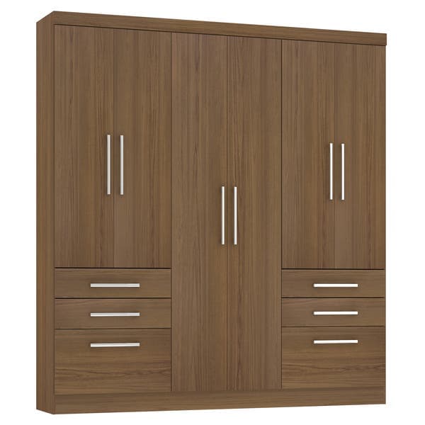 Guarda Roupa Ipe 230x200x46,5cm Cancún Luciane
