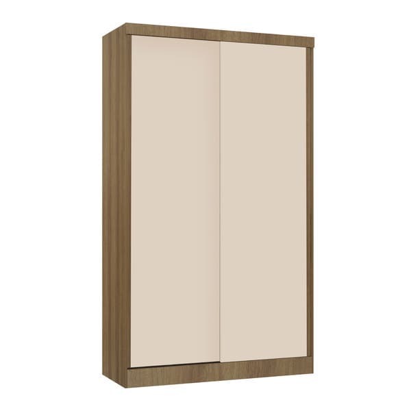 Guarda-Roupa Modulado 2 Portas de Correr 3 Gavetas MDP Avelã 230x134,5x54cm Milano Luciane