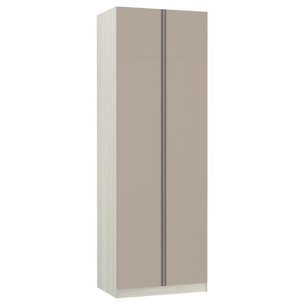 Guarda-Roupa Modulado Legno Crema 2 Portas de Abrir Connect 3 Gavetas MDP 236x80,4x56cm Prime Luciane