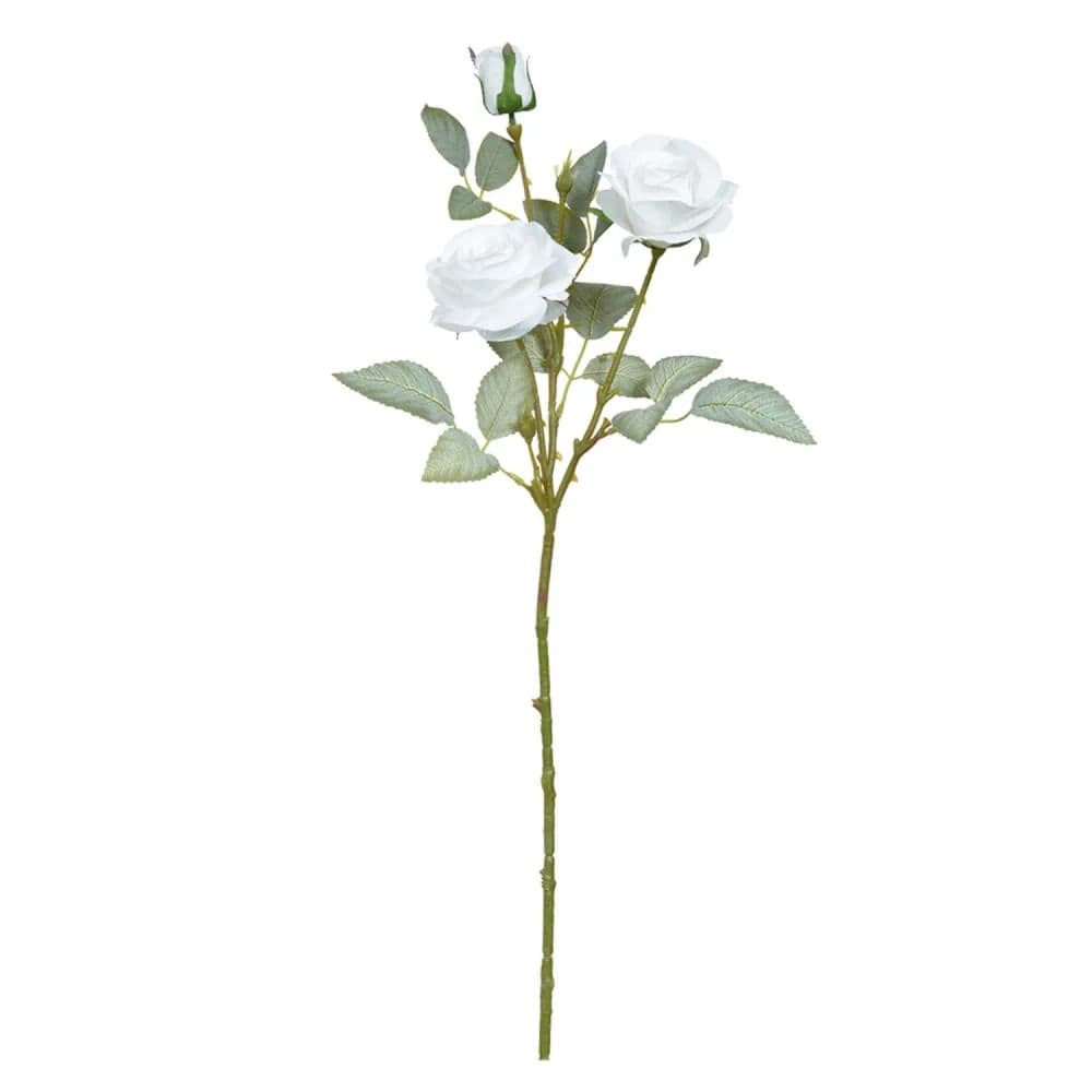 Haste Rosa Branca 71cm - Florarte
