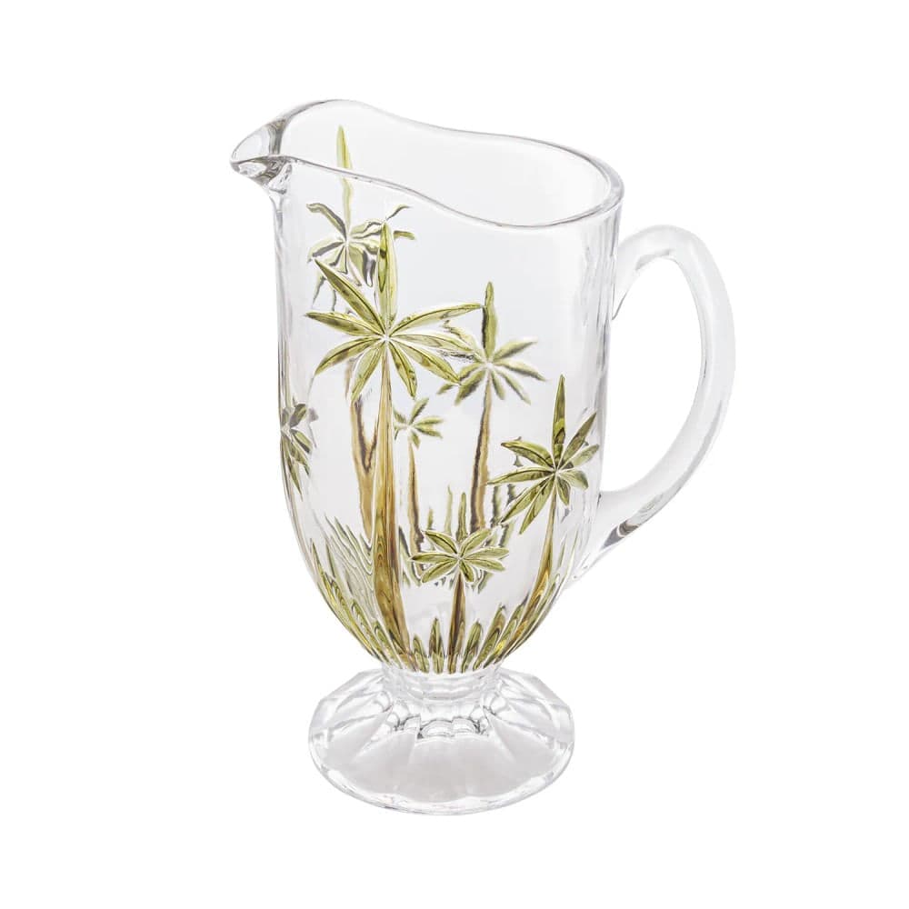 Jarra de Cristal Palm Tree Handpaint 1,5l - Wolff