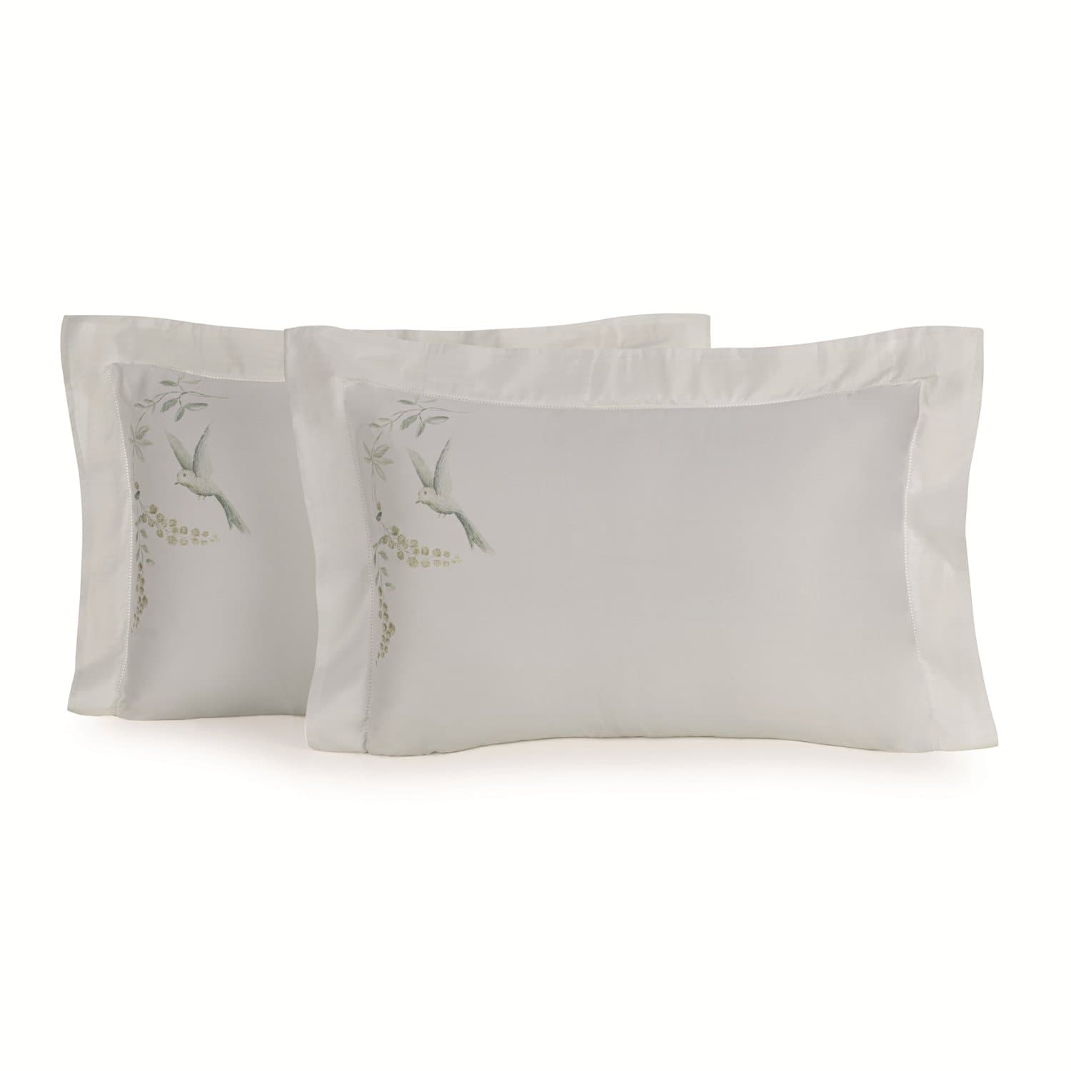 Jogo 2 Fronhas Isola Bella Bambu 300 Fios Trussardi Estampado 50cm x 70cm