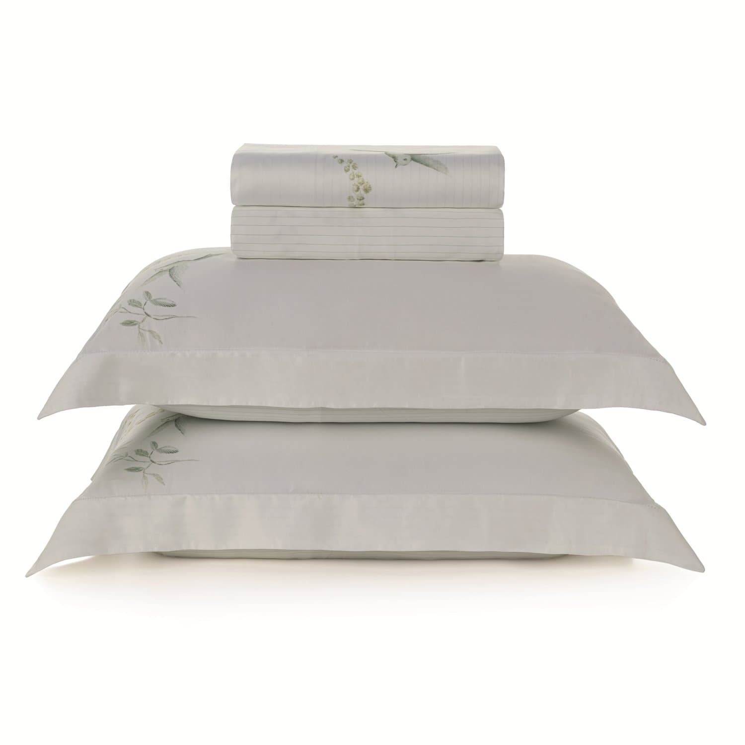 Jogo Cama Super King Isola Bellla Bambu 300 Fios Trussardi Estamapdo 280cm x 280cm