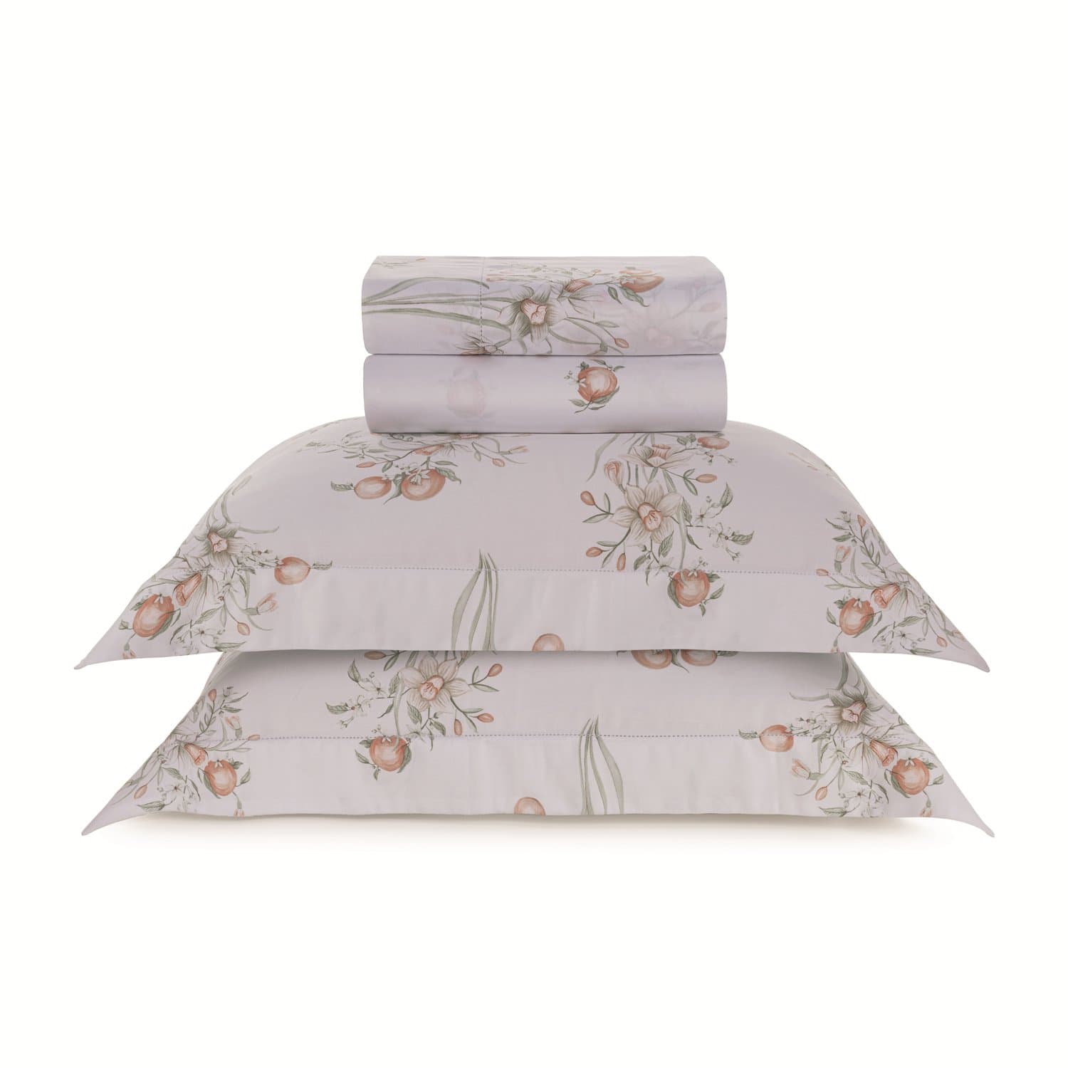 Jogo de Cama Casal Narciso 200 Fios Trussardi Estampado 220cm x 260cm
