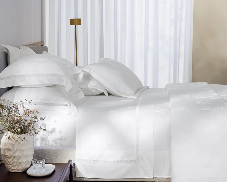 Jogo de Cama Olivine Queen - Cetim 300 Fios 100% Bambu - Trussardi