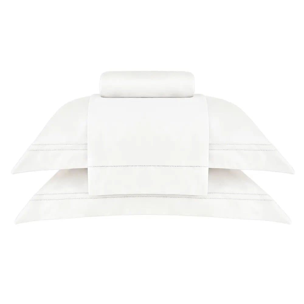 Jogo de Cama Queen Dallas II 600 Fios Buddemeyer Luxus Cinza Chiffon 240cm x 280cm