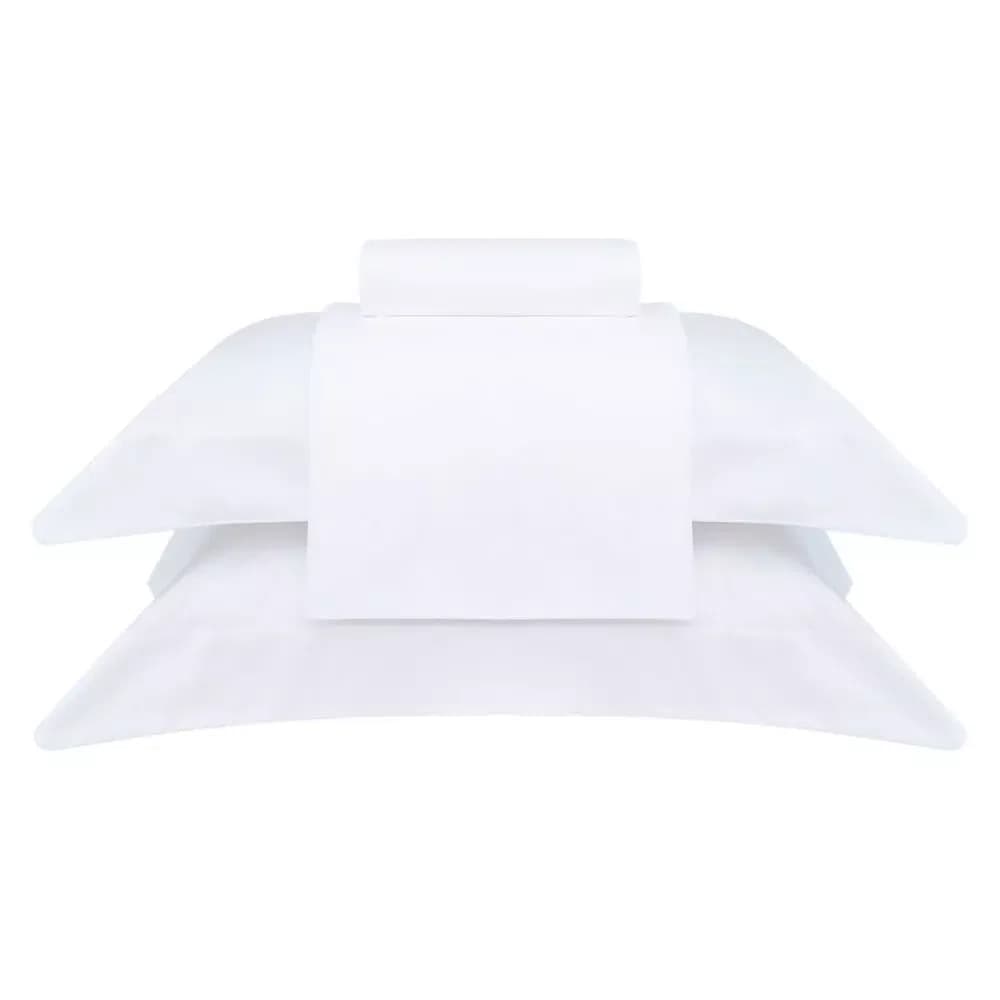 Jogo de Cama Super King Basquiat 400 Fios Buddemeyer Luxus Branco 2,80 X 2,80 cm