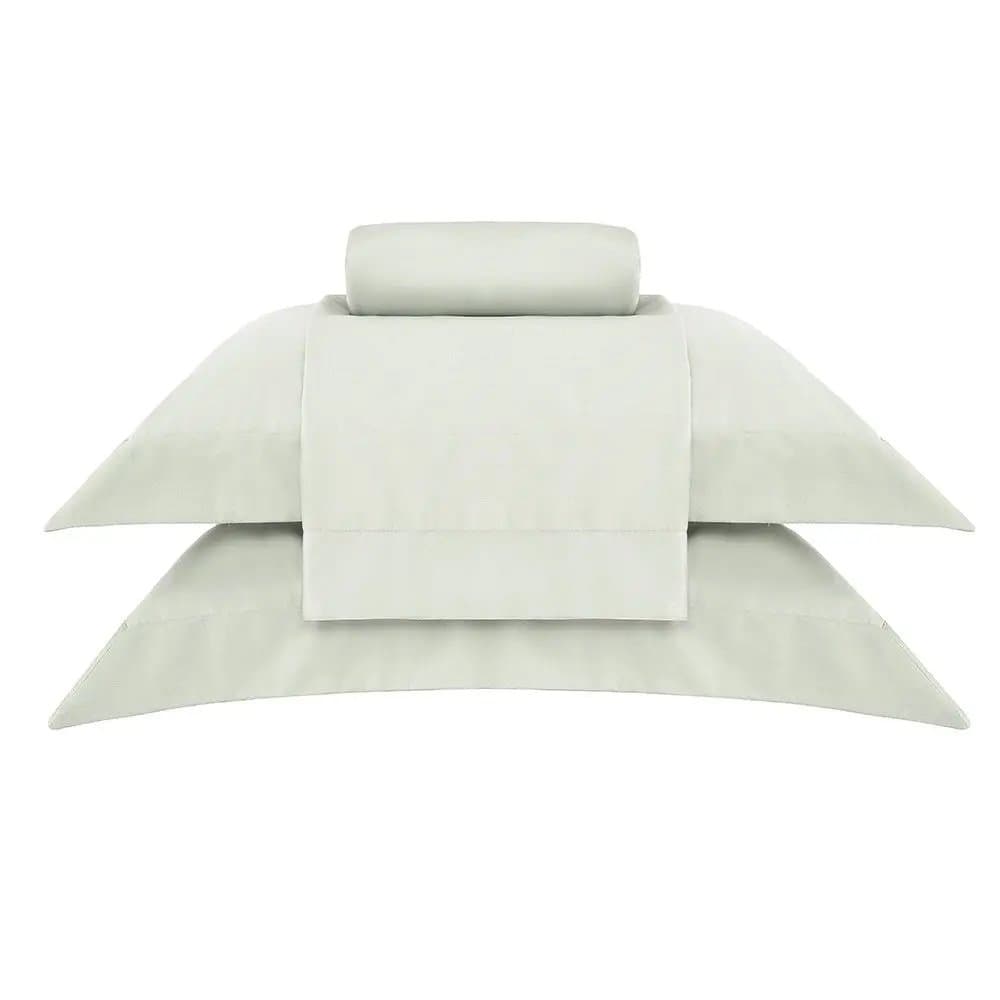 Jogo de Cama Super King Brunello 600 Fios Buddemeyer Luxus Verde Mousse 280cm x 280cm