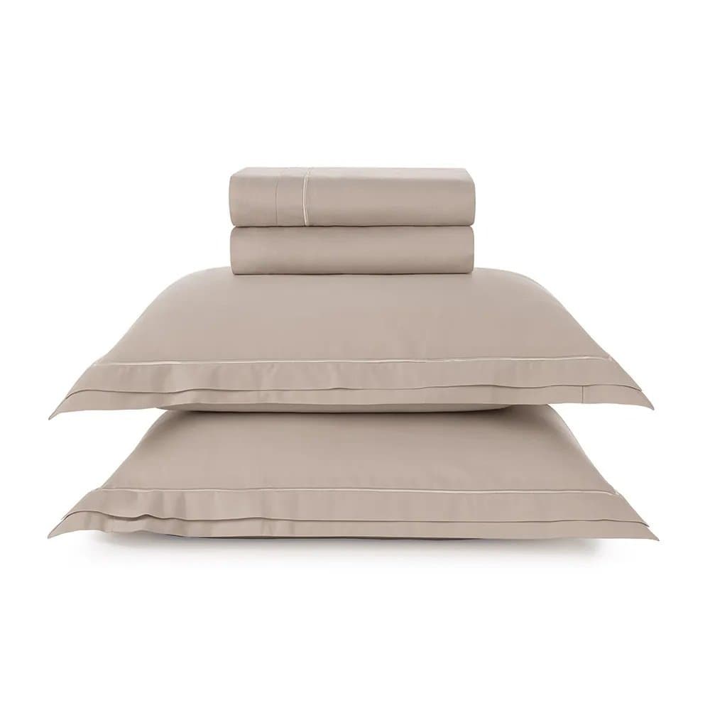 Jogo de Cama Super King Doppio 200 Fios Trussardi Rose 280cm x 280cm